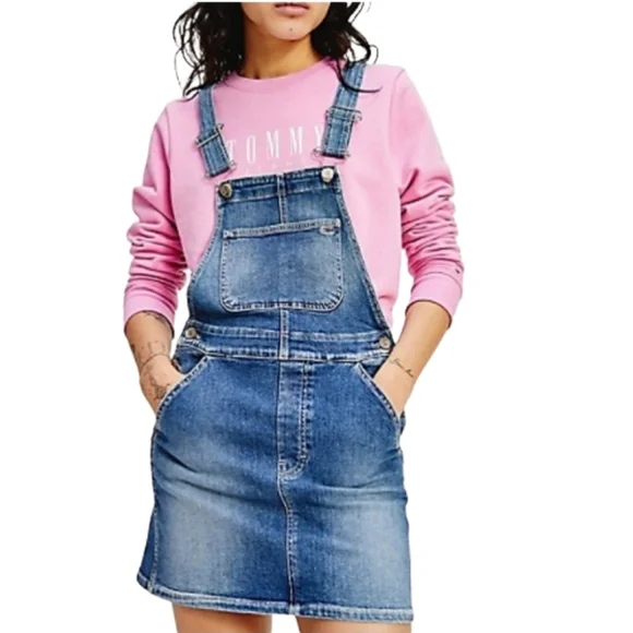 Tommy Hilfiger | Dresses | Tommy Jeans Classic Overall Dress | Poshmark
